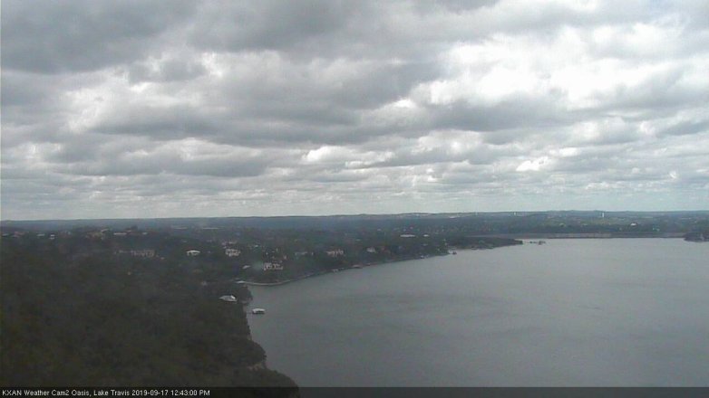 Lake Travis webcam, September 17, 2019 11:45 AM CT