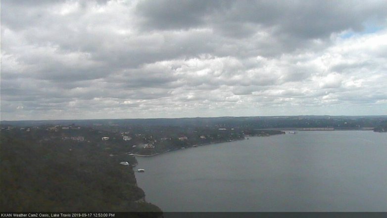 Lake Travis webcam, September 17, 2019 11:55 AM CT