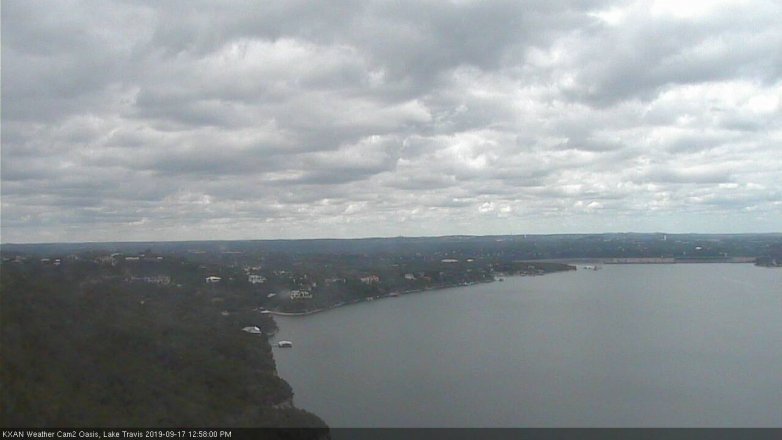Lake Travis webcam, September 17, 2019 12:00 PM CT