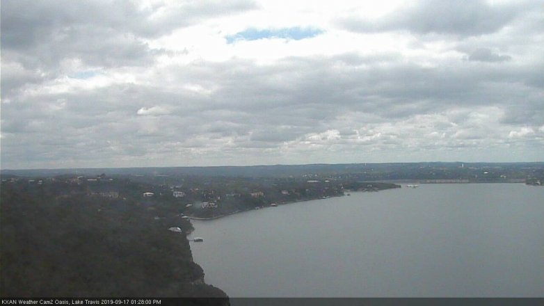 Lake Travis webcam, September 17, 2019 12:30 PM CT