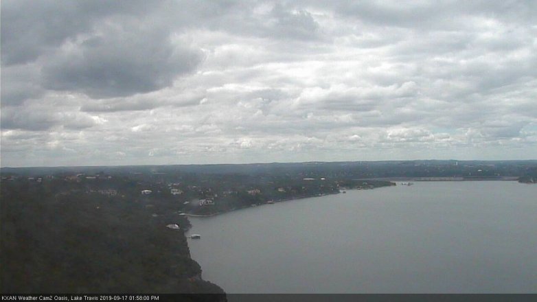 Lake Travis webcam, September 17, 2019 1:00 PM CT