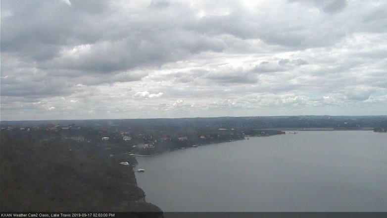 Lake Travis webcam, September 17, 2019 1:05 PM CT