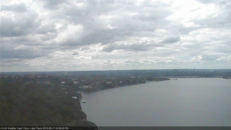 Lake Travis webcam, September 17, 2019 1:10 PM CT