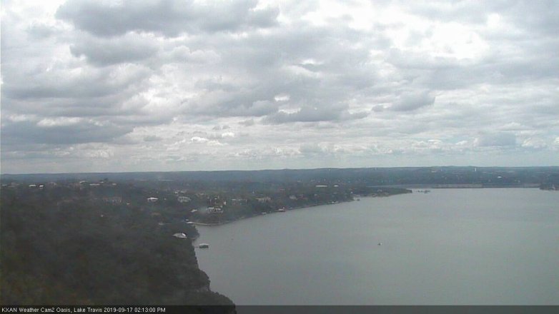 Lake Travis webcam, September 17, 2019 1:15 PM CT