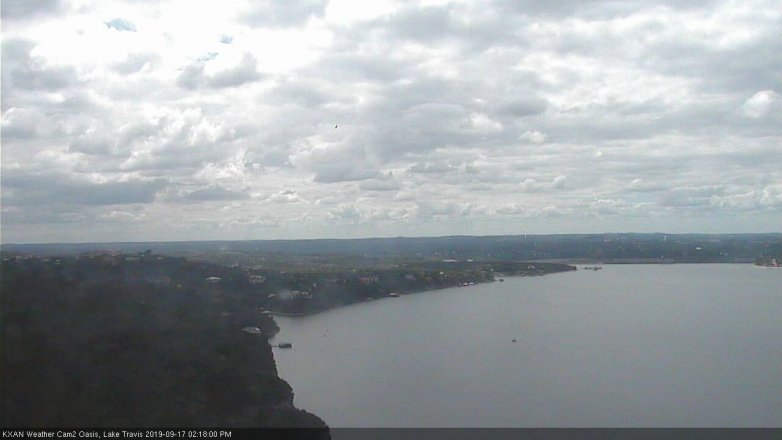 Lake Travis webcam, September 17, 2019 1:20 PM CT