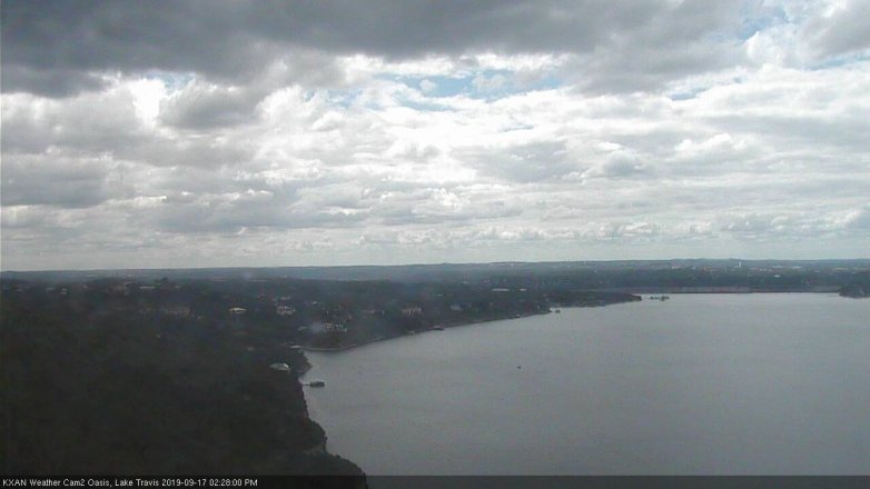 Lake Travis webcam, September 17, 2019 1:30 PM CT