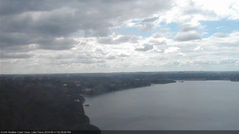 Lake Travis webcam, September 17, 2019 1:40 PM CT
