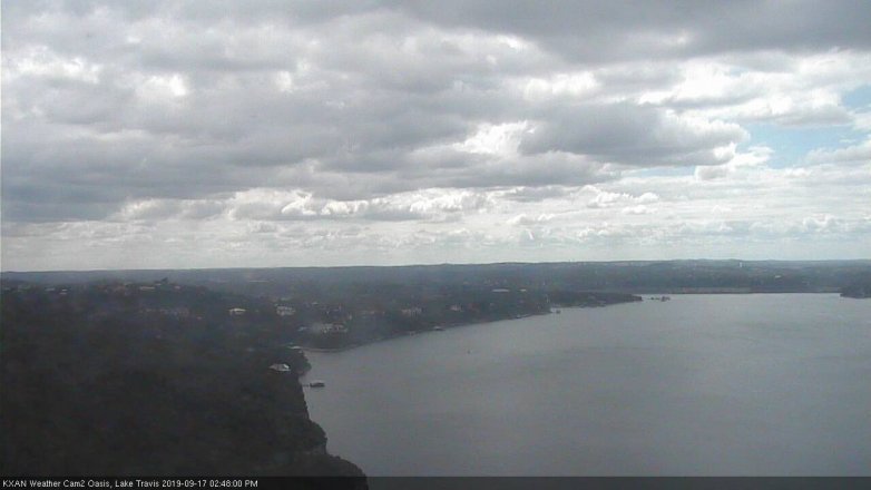 Lake Travis webcam, September 17, 2019 1:50 PM CT
