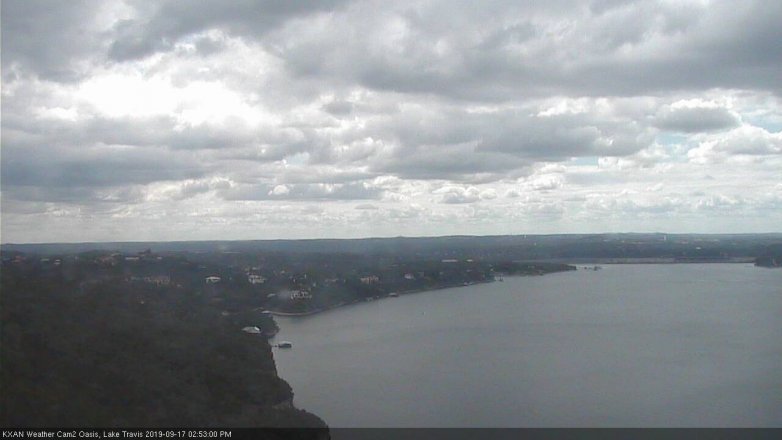 Lake Travis webcam, September 17, 2019 1:55 PM CT