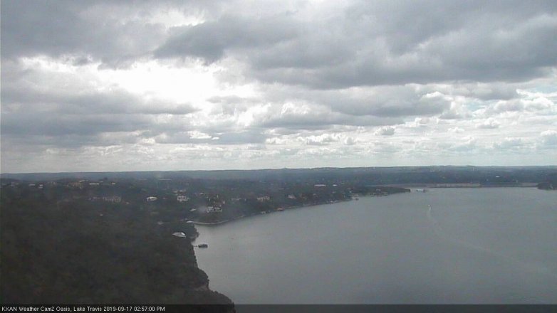 Lake Travis webcam, September 17, 2019 2:00 PM CT