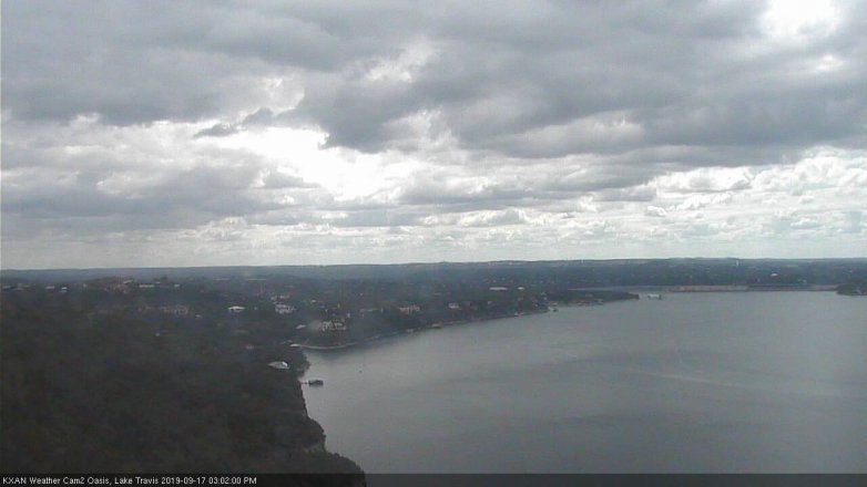 Lake Travis webcam, September 17, 2019 2:05 PM CT