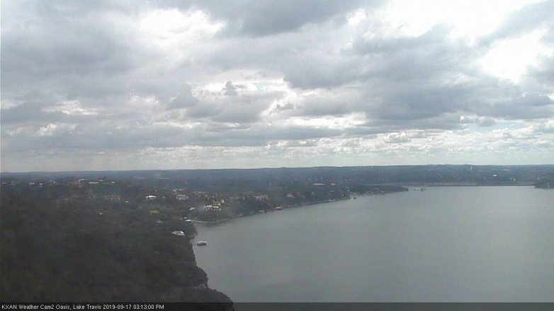 Lake Travis webcam, September 17, 2019 2:15 PM CT