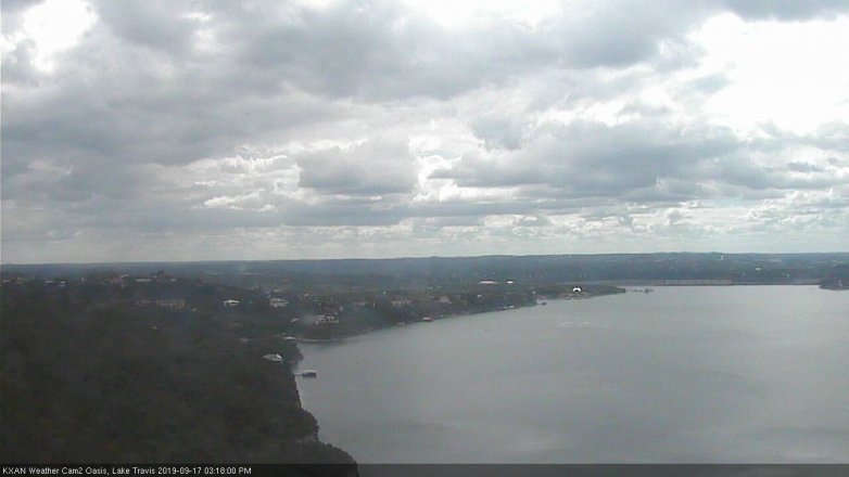 Lake Travis webcam, September 17, 2019 2:20 PM CT