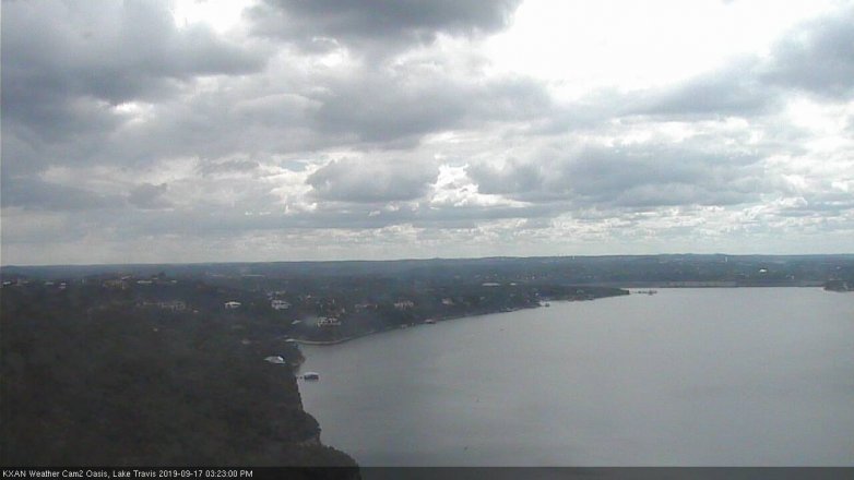 Lake Travis webcam, September 17, 2019 2:25 PM CT