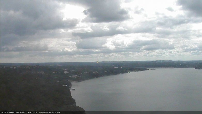 Lake Travis webcam, September 17, 2019 2:30 PM CT