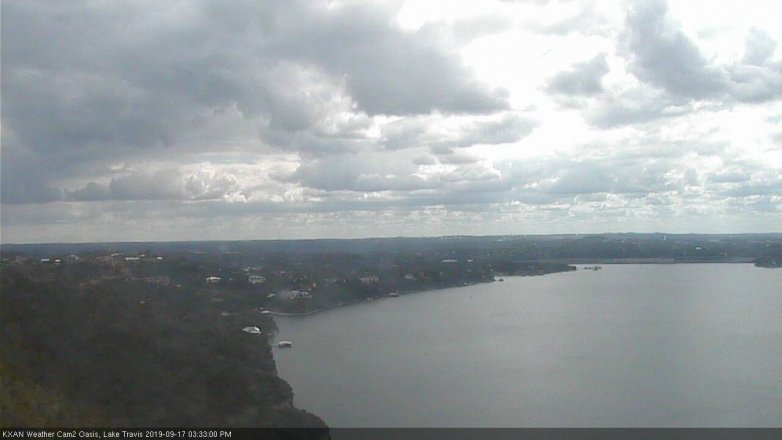 Lake Travis webcam, September 17, 2019 2:35 PM CT