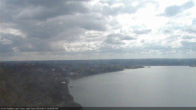 Lake Travis webcam, September 17, 2019 2:45 PM CT