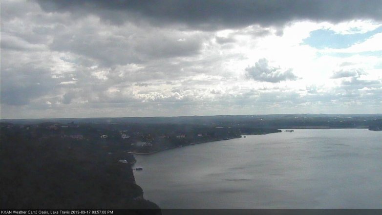 Lake Travis webcam, September 17, 2019 3:00 PM CT