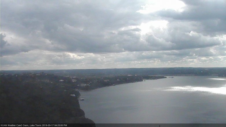 Lake Travis webcam, September 17, 2019 3:30 PM CT