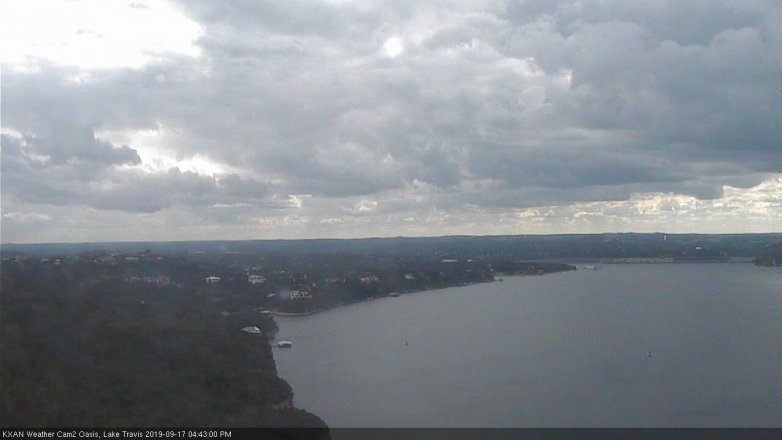 Lake Travis webcam, September 17, 2019 3:45 PM CT