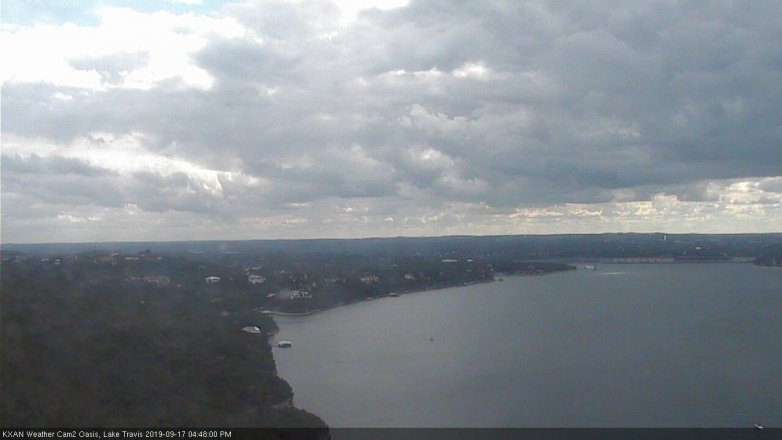 Lake Travis webcam, September 17, 2019 3:50 PM CT