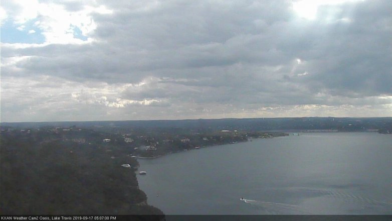Lake Travis webcam, September 17, 2019 4:10 PM CT