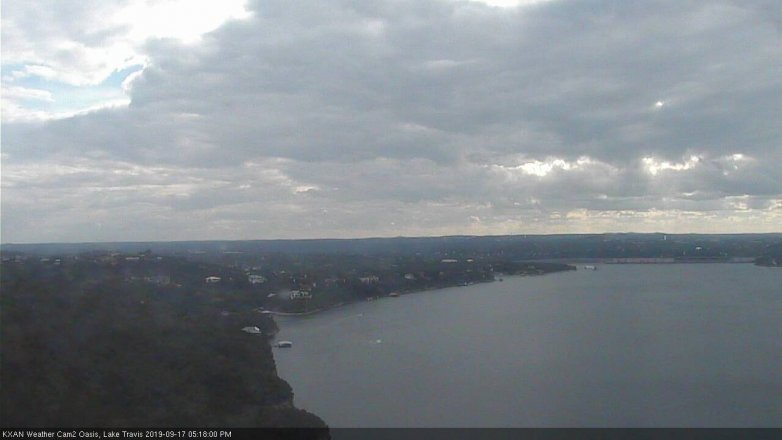 Lake Travis webcam, September 17, 2019 4:20 PM CT