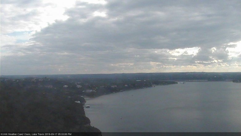 Lake Travis webcam, September 17, 2019 4:35 PM CT