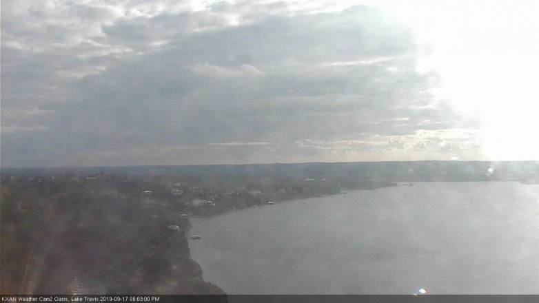 Lake Travis webcam, September 17, 2019 5:05 PM CT