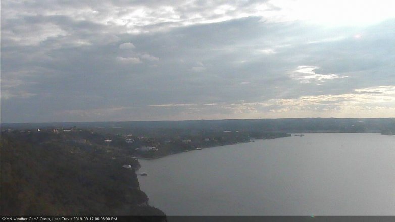 Lake Travis webcam, September 17, 2019 5:10 PM CT