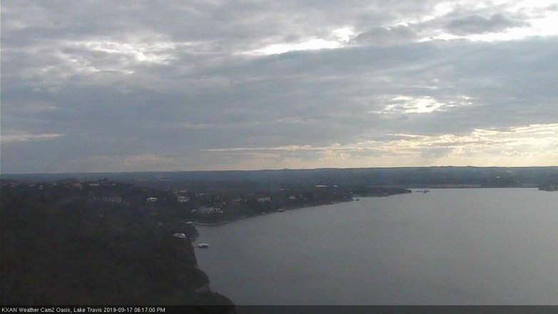 Lake Travis webcam, September 17, 2019 5:20 PM CT