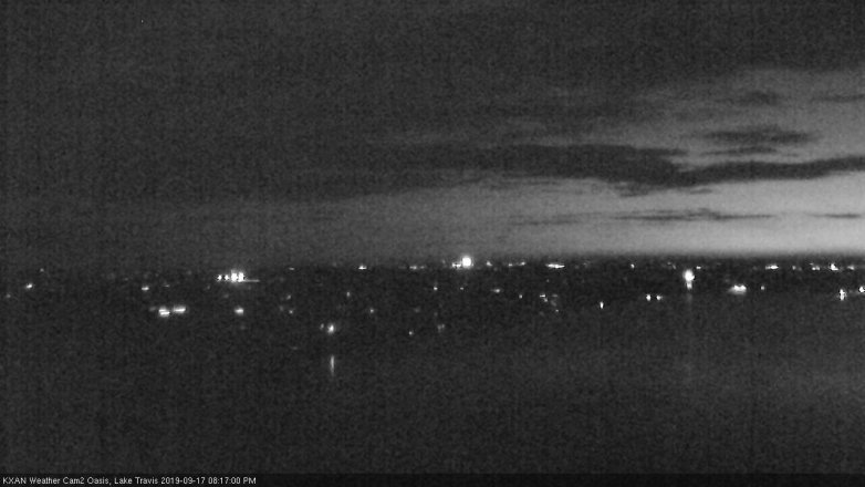 Lake Travis webcam, September 17, 2019 7:20 PM CT