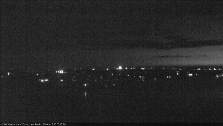 Lake Travis webcam, September 17, 2019 7:25 PM CT