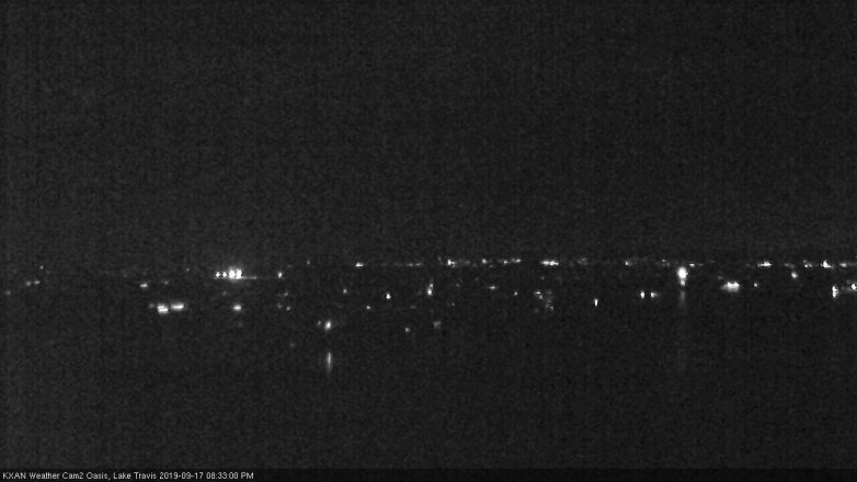 Lake Travis webcam, September 17, 2019 7:35 PM CT