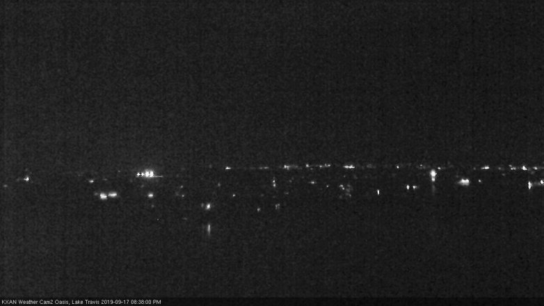 Lake Travis webcam, September 17, 2019 7:40 PM CT