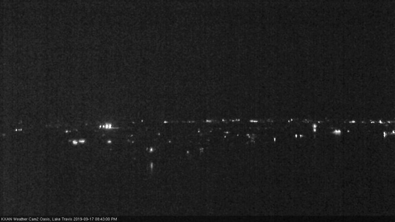 Lake Travis webcam, September 17, 2019 7:45 PM CT