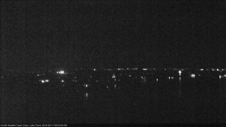 Lake Travis webcam, September 17, 2019 7:55 PM CT