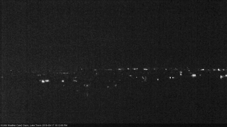 Lake Travis webcam, September 17, 2019 9:15 PM CT