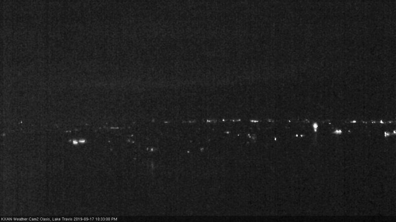 Lake Travis webcam, September 17, 2019 9:35 PM CT