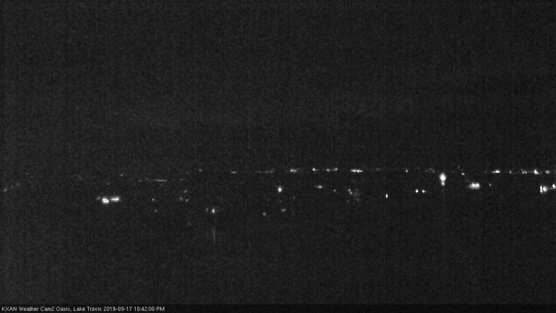 Lake Travis webcam, September 17, 2019 9:45 PM CT