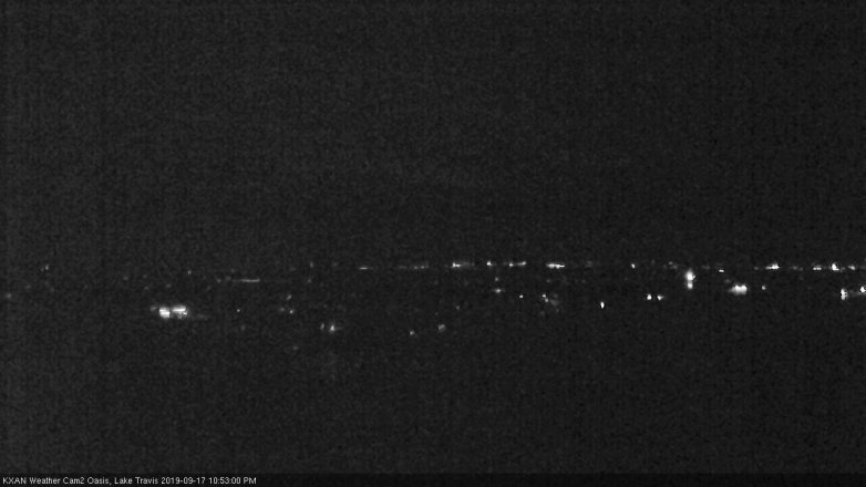 Lake Travis webcam, September 17, 2019 9:55 PM CT