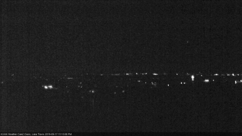 Lake Travis webcam, September 17, 2019 10:15 PM CT