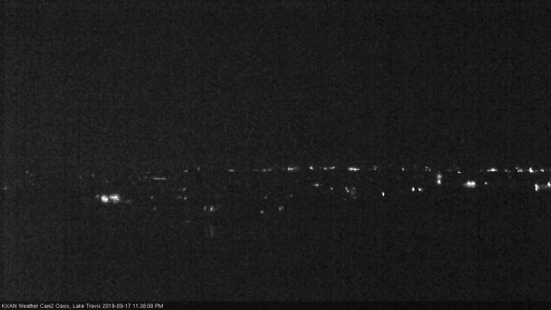 Lake Travis webcam, September 17, 2019 10:40 PM CT