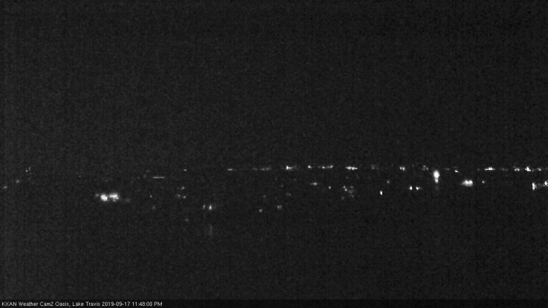 Lake Travis webcam, September 17, 2019 10:50 PM CT