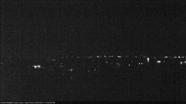 Lake Travis webcam, September 17, 2019 10:55 PM CT