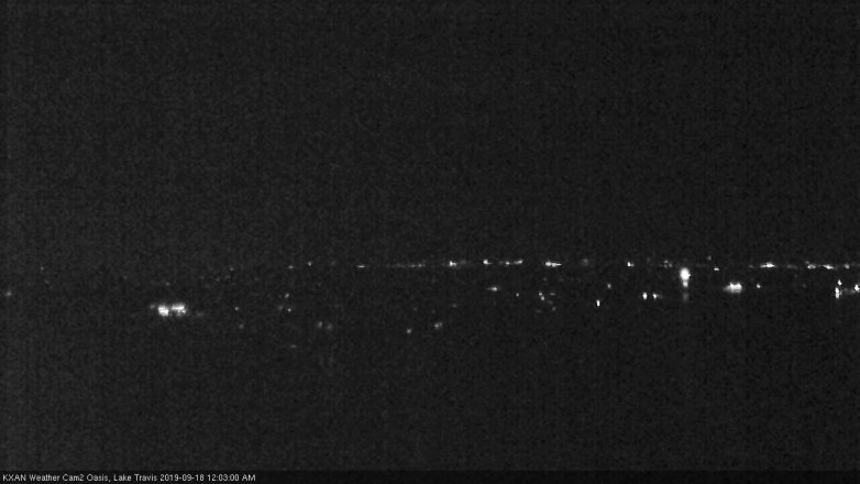 Lake Travis webcam, September 17, 2019 11:05 PM CT