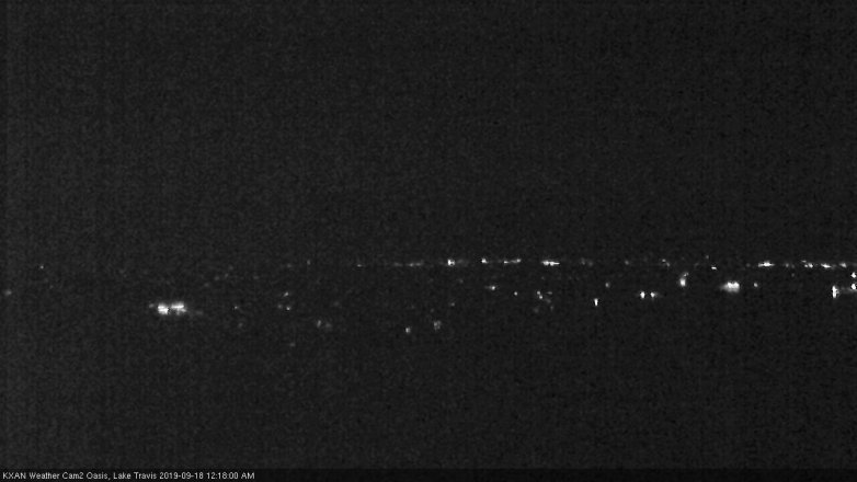 Lake Travis webcam, September 17, 2019 11:20 PM CT
