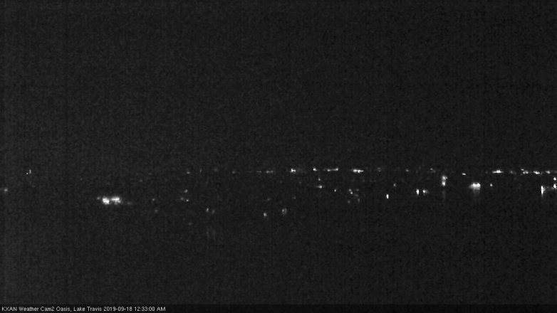 Lake Travis webcam, September 17, 2019 11:35 PM CT