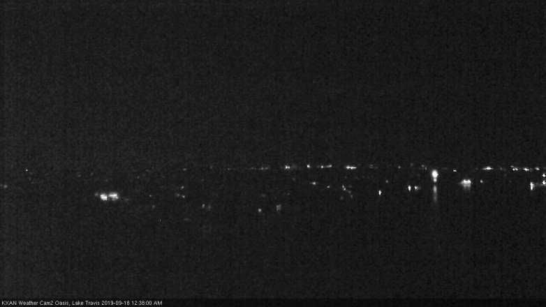 Lake Travis webcam, September 17, 2019 11:40 PM CT
