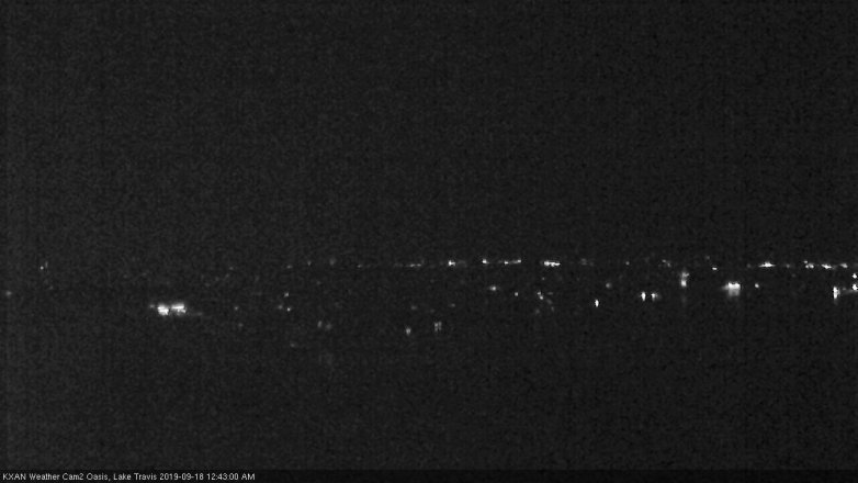 Lake Travis webcam, September 17, 2019 11:45 PM CT